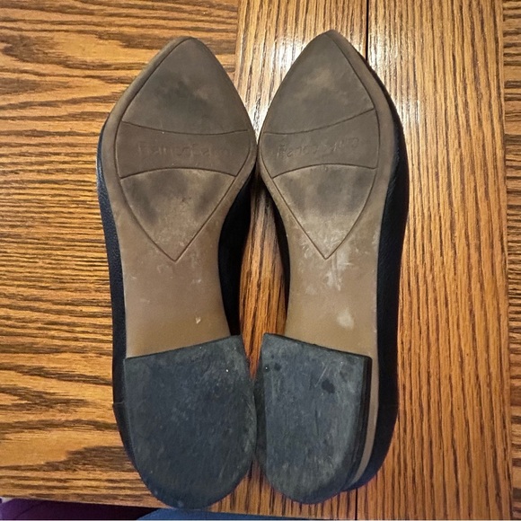 Franco Sarto Starland Black Leather Loafter Pointed Toe Size 10 - Picture 9 of 10